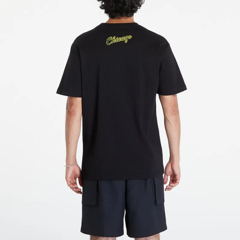 Mitchell & Ness x NBA Chicago Bulls T Shirt Men's Black-3