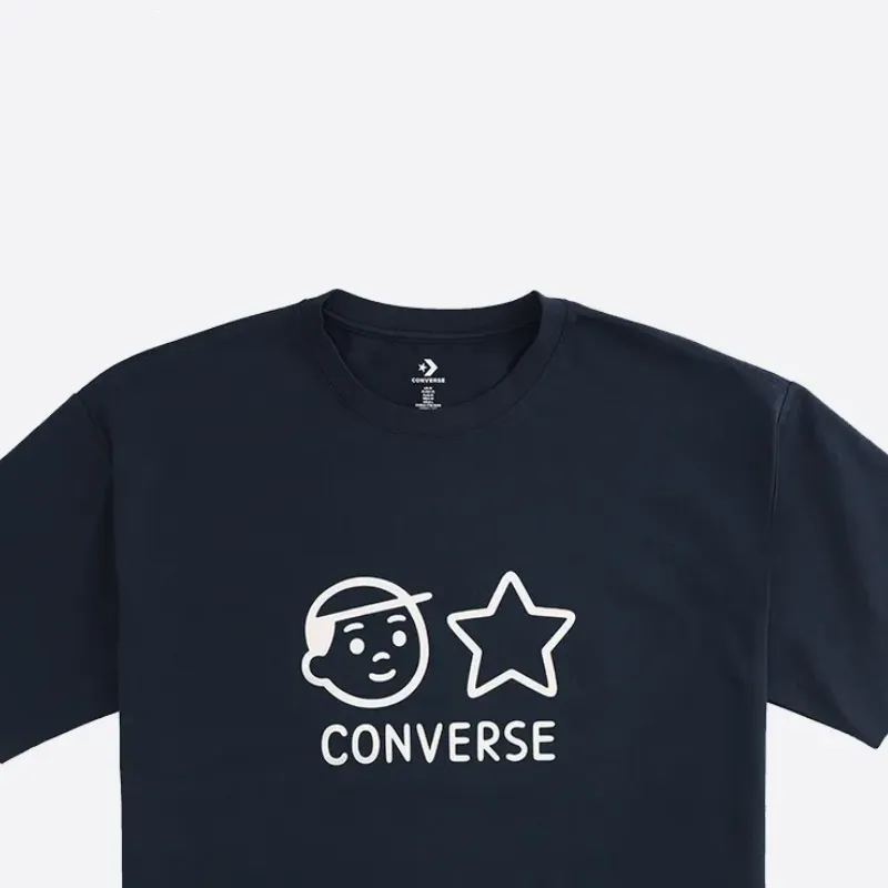 Converse x Noritake Chuck 70 SS25 T Shirt Men's Blue-4