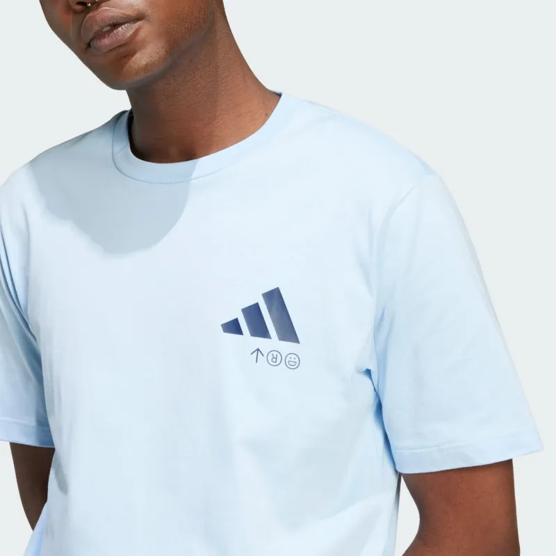 Adidas Free Shipping With AdiClub Lounge Verbiage Friends Of Sport Graphic Tee-4