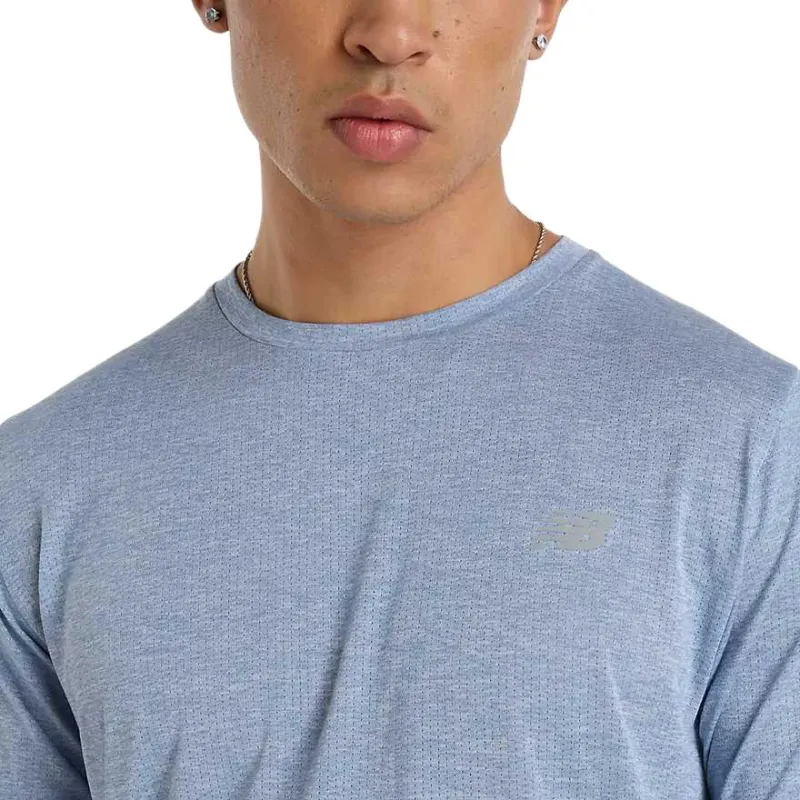 New Balance T Shirts Men Blue-3