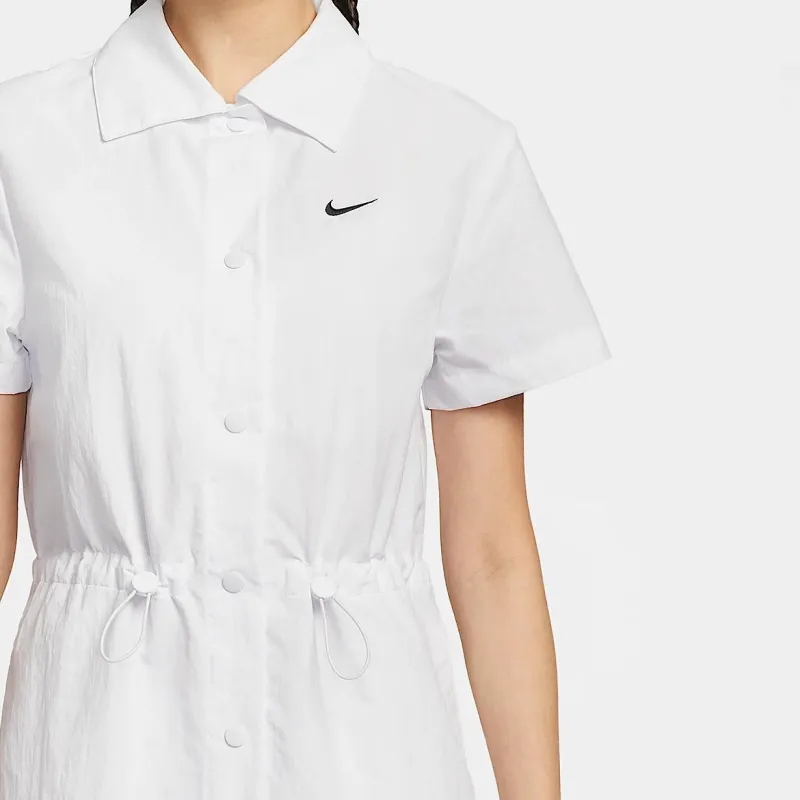 Nike Sportswear Short Sleeved Dress Women's White-4