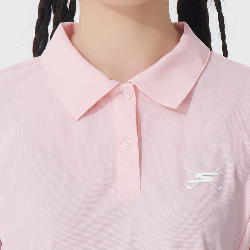Skechers Sportlife SS25 Polo Shirt Women's Zhen Pink/02F3-4