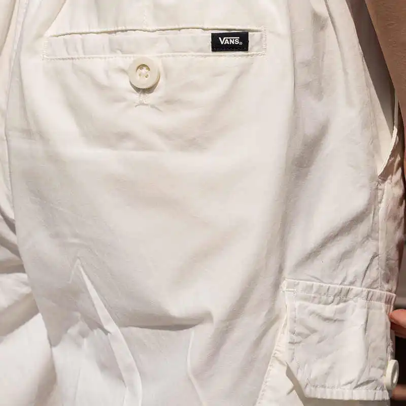Vans SS25 Cargo Pants Women's Ecru-3