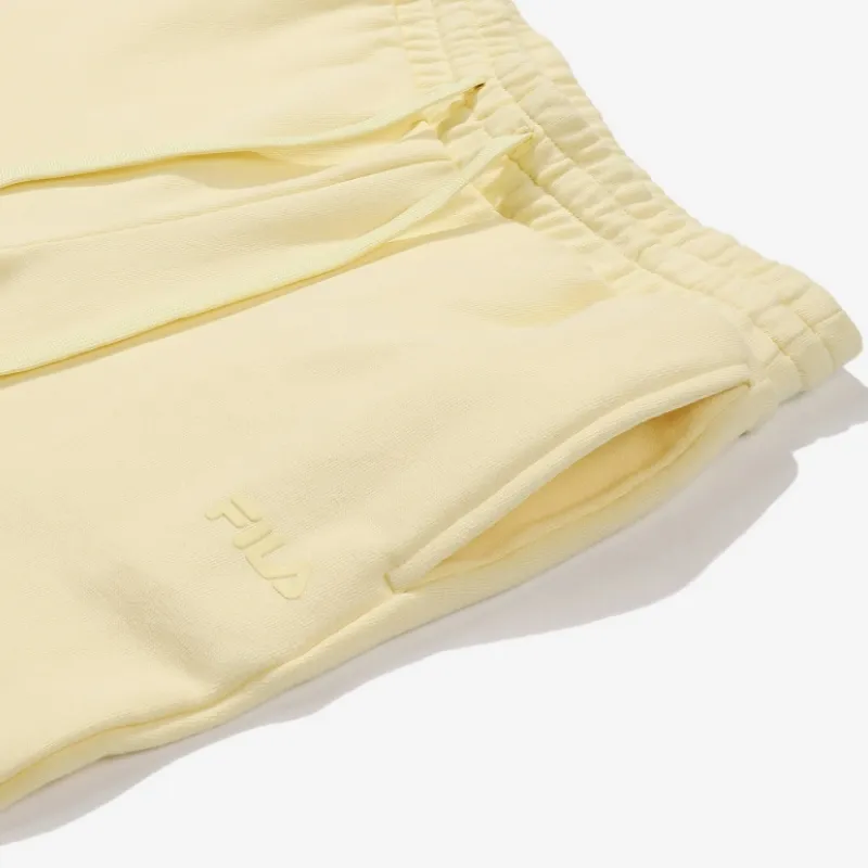 FILA Knitted Sweatpants Men's Yellow-3