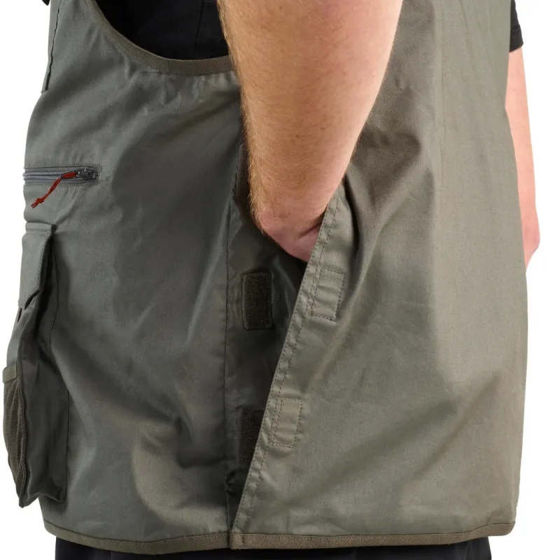DECATHLON Vest Men's Khaki Gray-4