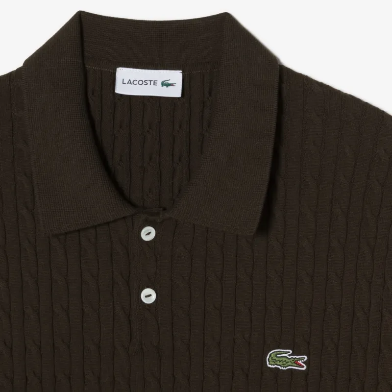 LACOSTE Polo Shirts Men Brown-4