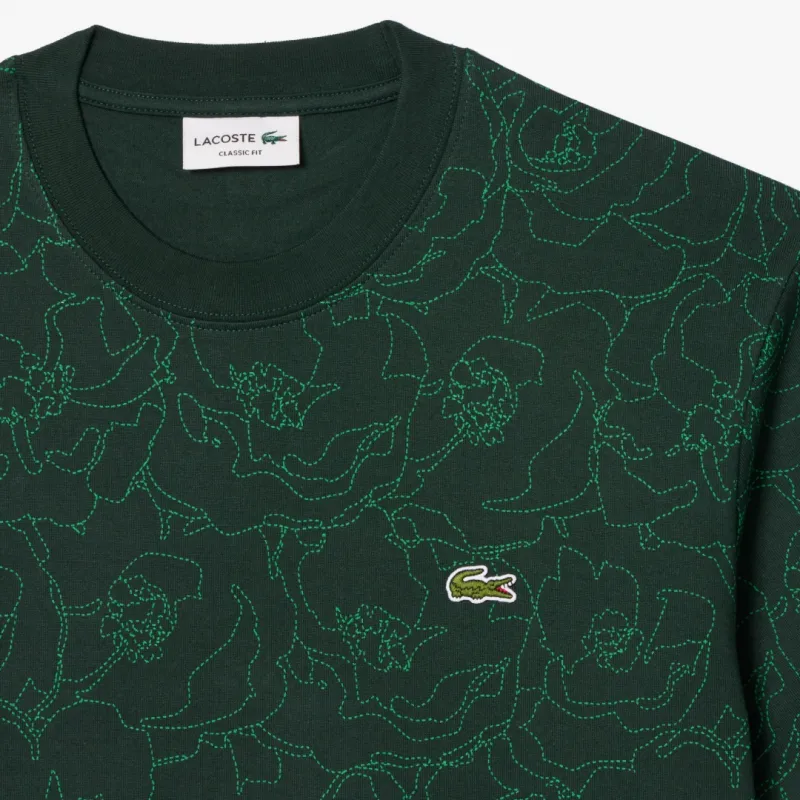 LACOSTE T Shirt Men's Medium Pea Green-4