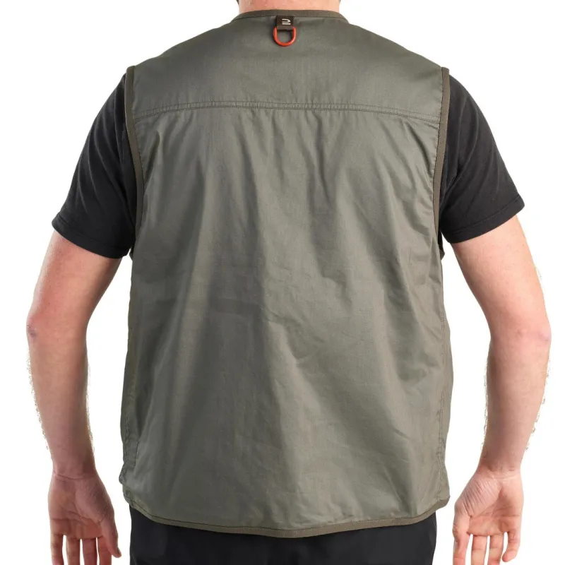 DECATHLON Vest Men's Khaki Gray-3