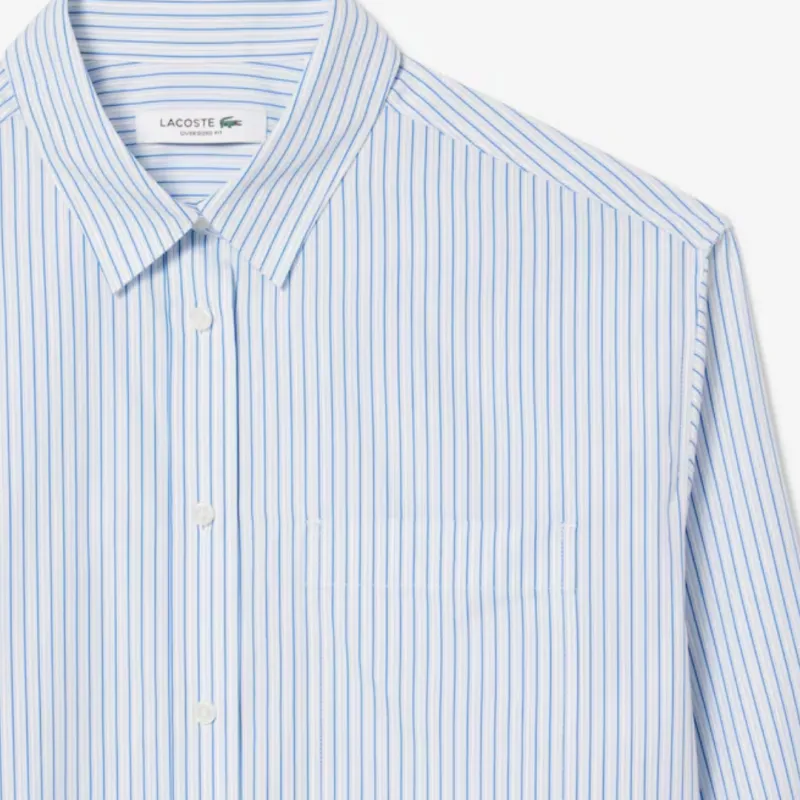 LACOSTE Shirt Women's Light Blue-4