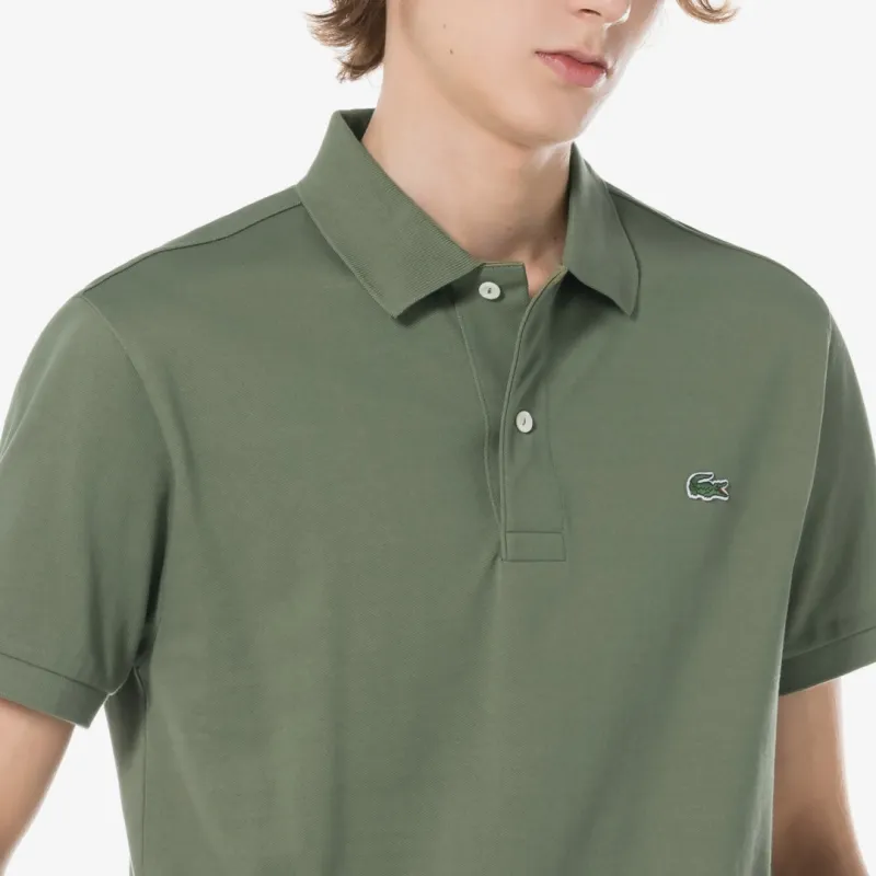 LACOSTE Polo Shirt Men's Khaki Green-4