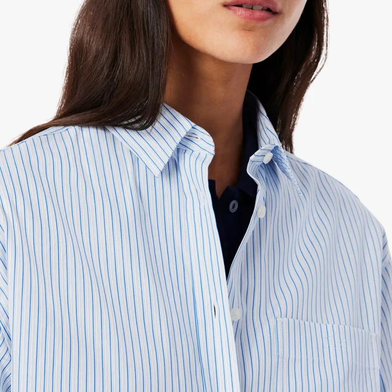 LACOSTE Shirt Women's Light Blue-3