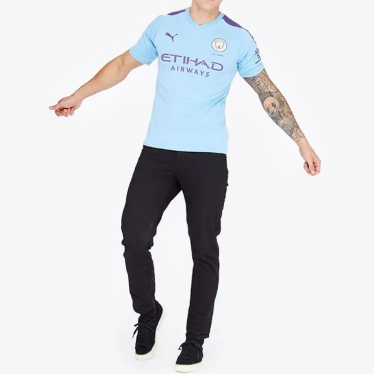PUMA Manchester City T Shirt Men's Blue-4