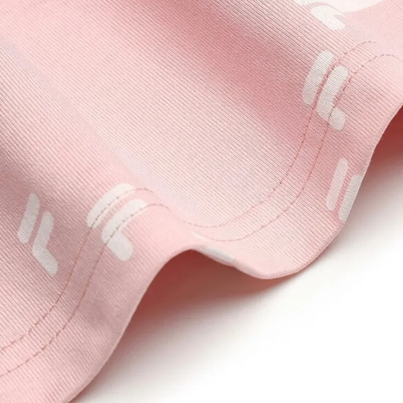 FILA FUSION T Shirt Unisex Youth Pink-3