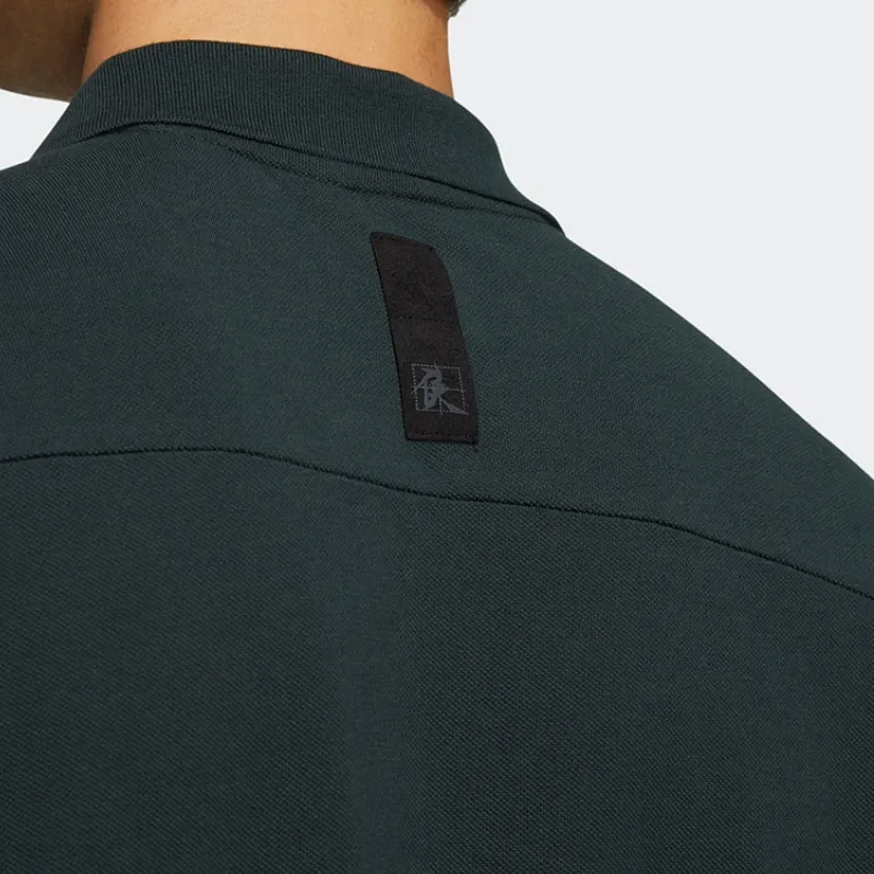 Adidas Polo Shirt Men's Dark Green-4