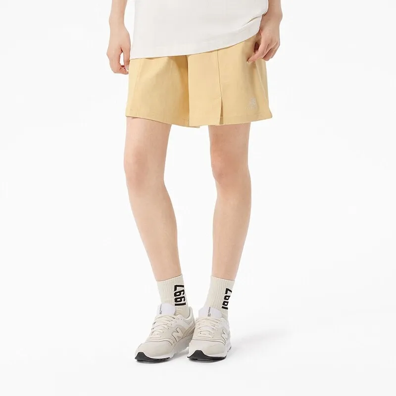New Balance Casual Shorts Women's Yellow-2