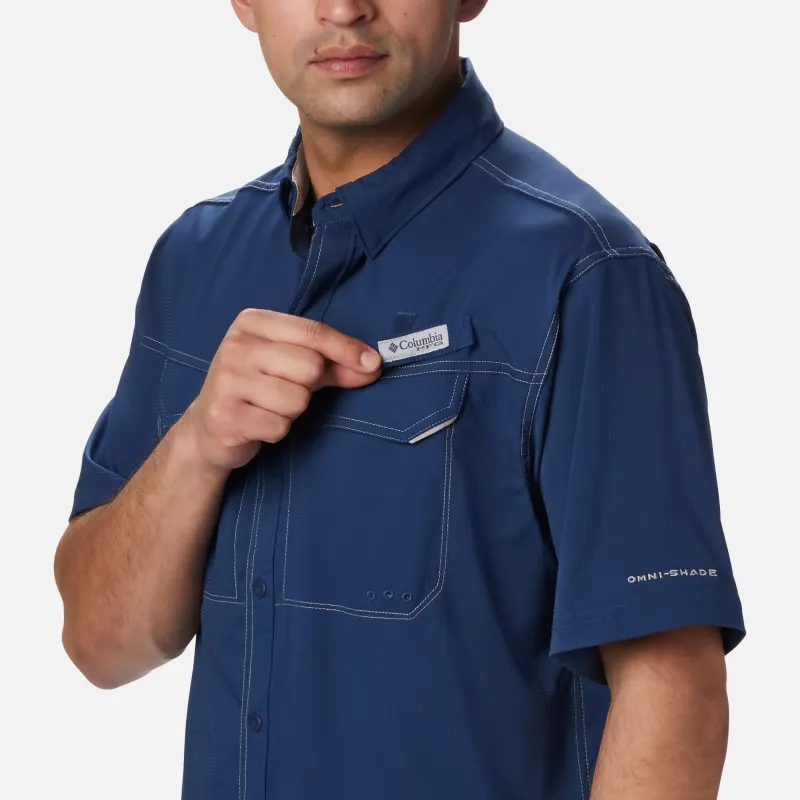 Columbia PFG Low Drag Offshore™ Shirt Men's Denim Blue-3
