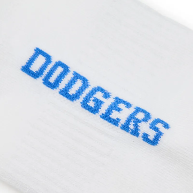 MLB Los Angeles Dodgers Mid Calf Socks Unisex 1 Pack Light Blue-1