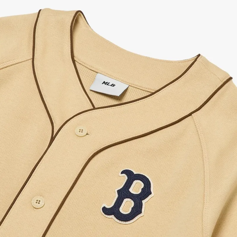 MLB T Shirt Unisex Beige Yellow-2