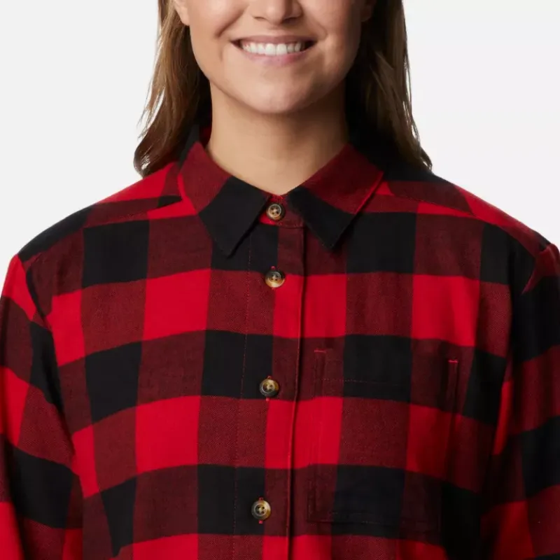 Columbia Shirts Women's Red-4
