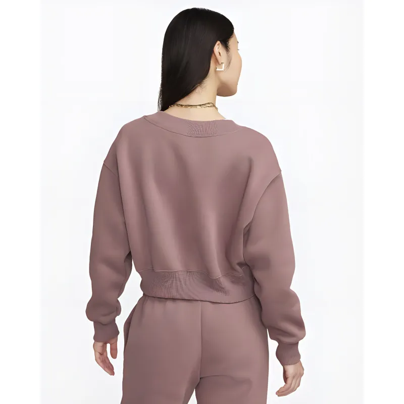Nike Sportswear Phoeni Sweatshirt Women's Smokey Mauve Red-4