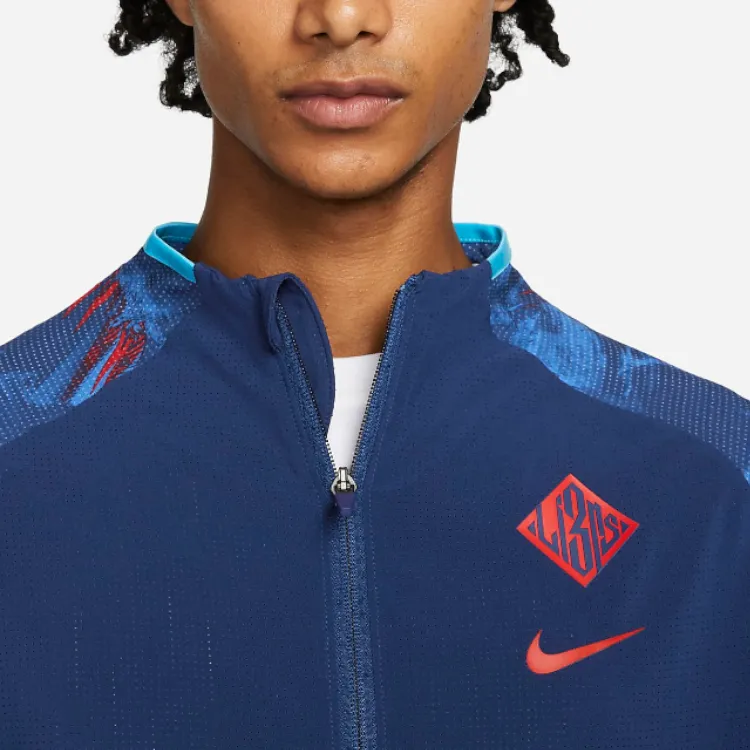 Nike Dri Fit Jackets Men Blue-3
