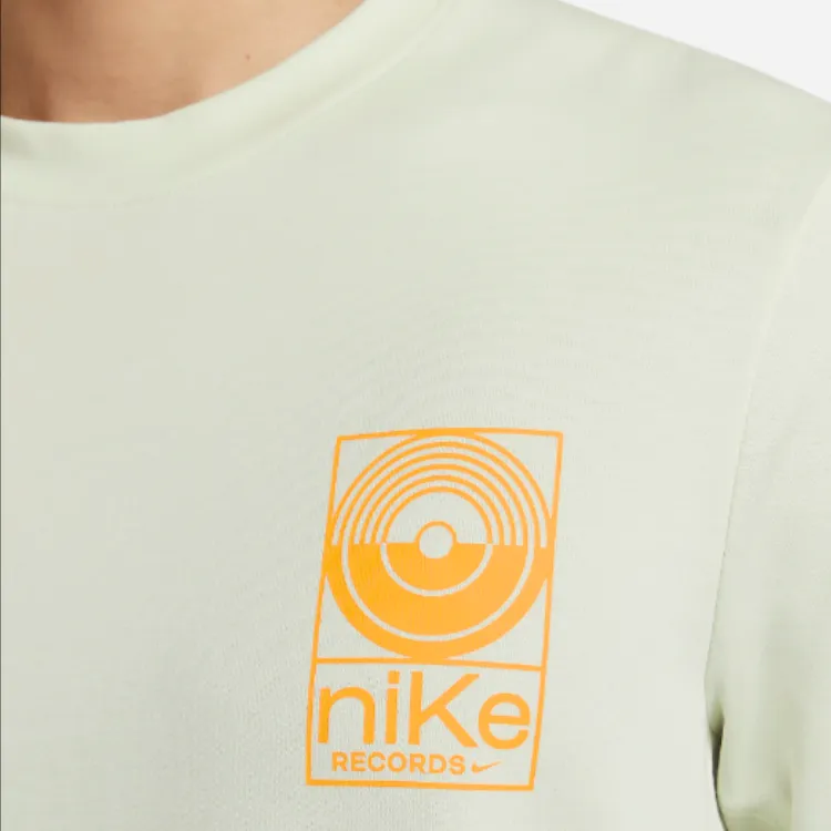 Nike T Shirts Men Light Green-3