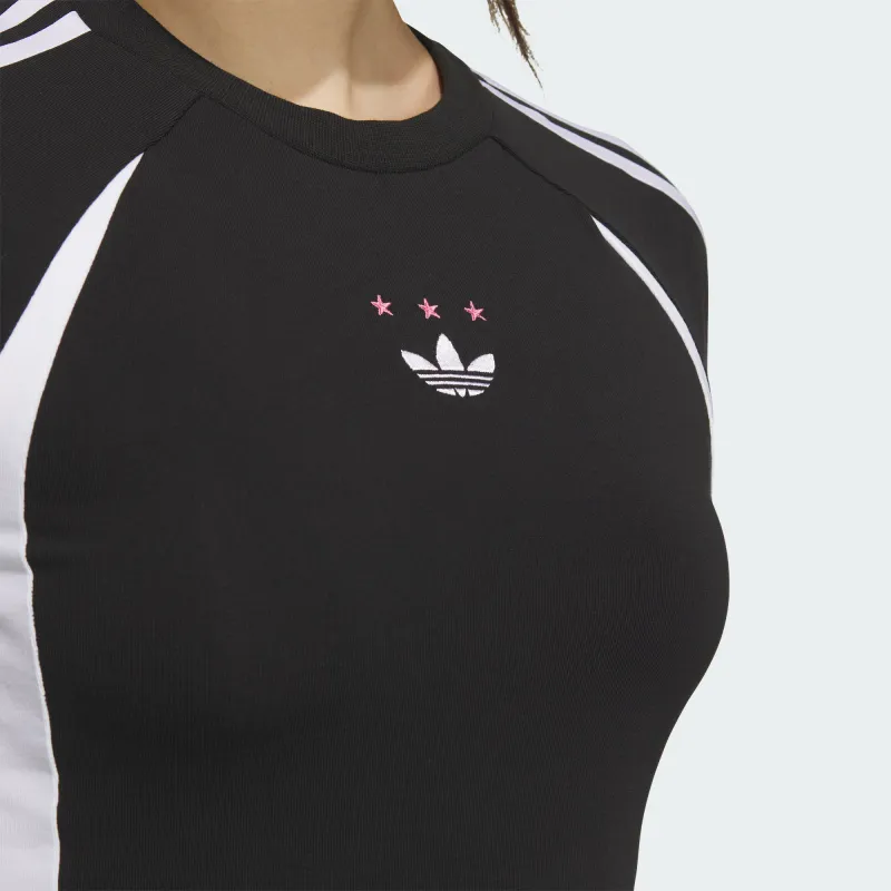 Adidas Originals Short-Sleeved Dresses Women's Black - POIZON