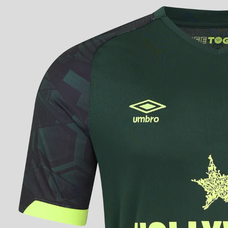 Umbro FW24 Soccer Jerseys Men Green Black-2