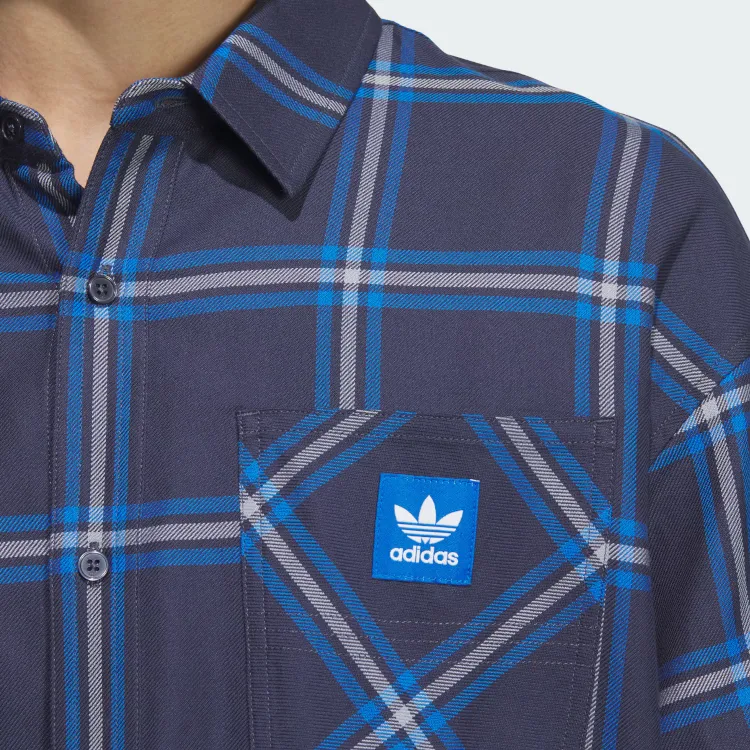 Adidas Originals CITY SKATE FW24 Shirt Men Trace Blue/Urui Blue-4