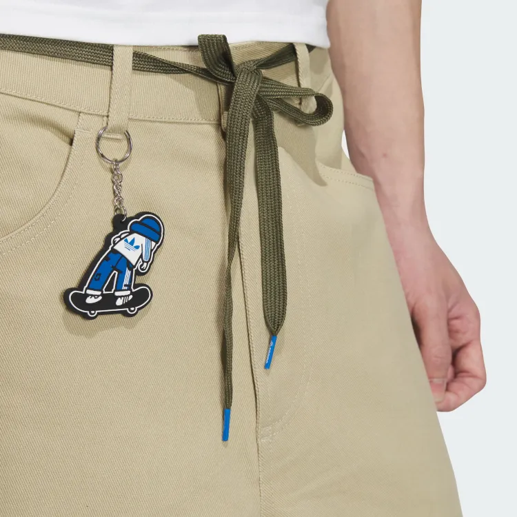Adidas Originals CITY SKATELoose FW24 Knitted Sweatpants Men Khaki-4