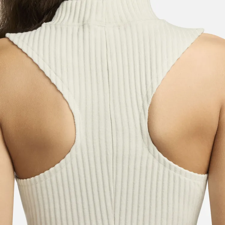 Nike Sportswear Chill Rib Women's Tight Mock Neck Cropped Tank Top-3