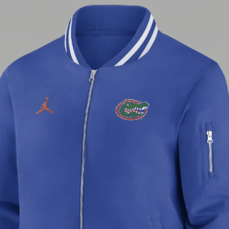 JORDAN Florida Gators Sideline Men's JORDAN College Full-Zip Bomber Jacket-2
