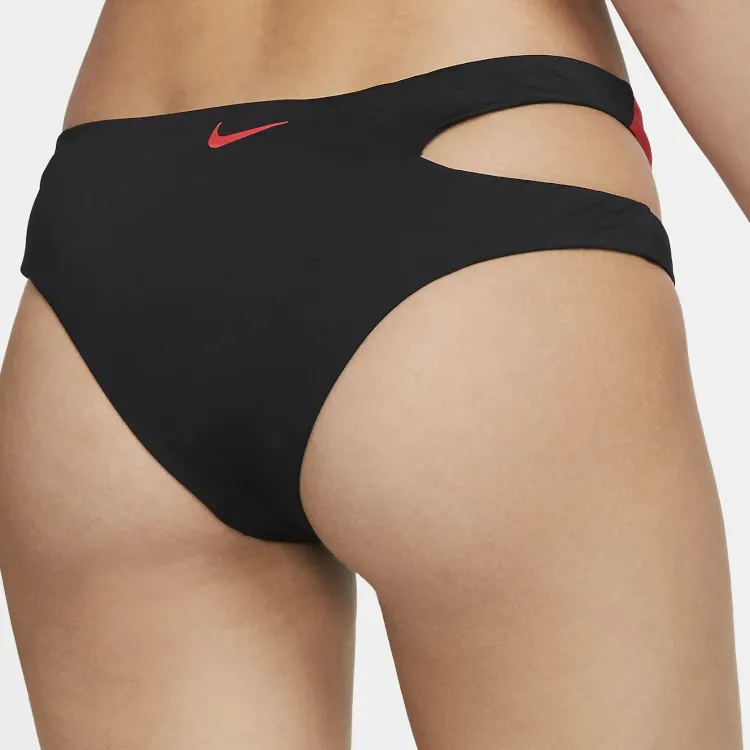 Nike Women's Bikini Swim Bottom Swimming Shorts Women's Black-2