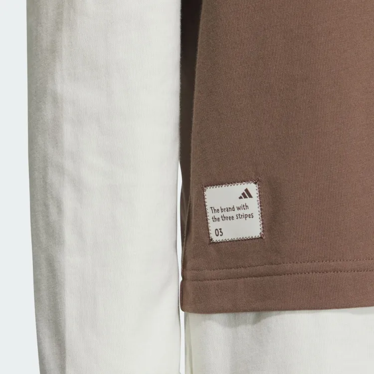 Adidas FW24 TOP T Shirt Men Brown-5