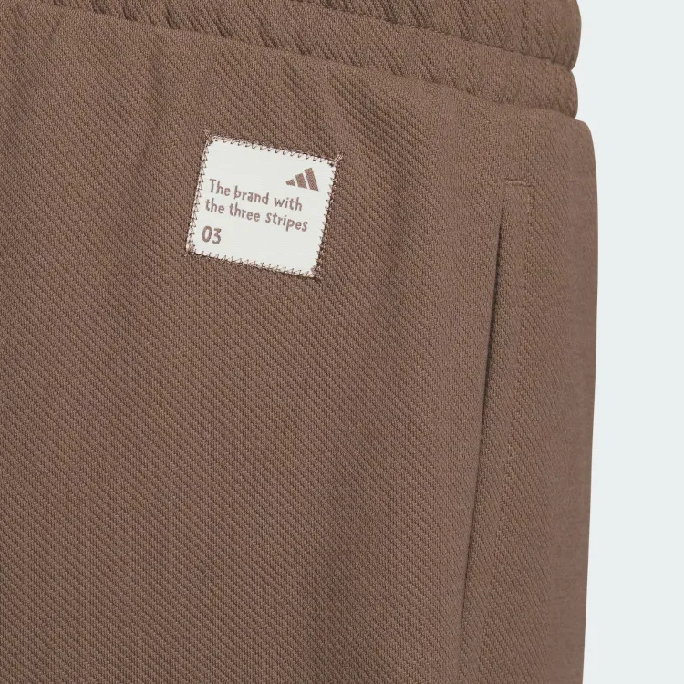 Adidas Knitted Sports Pants Men Brown-4