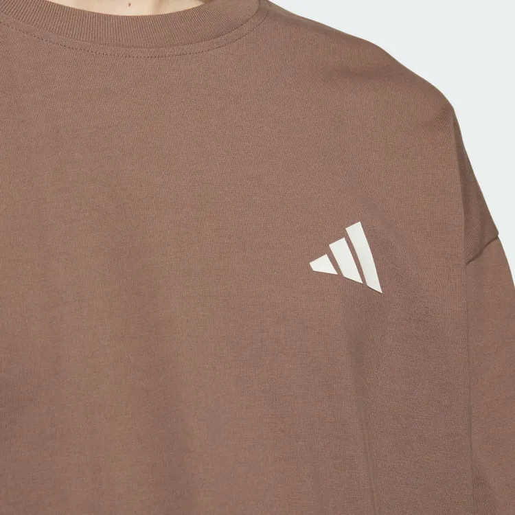 Adidas FW24 TOP T Shirt Men Brown-4