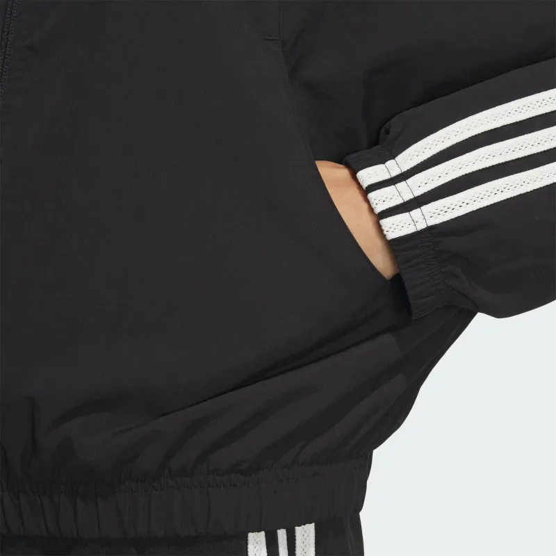 Adidas 3-Stripes FW24 WOVEN JACKET Jackets Coats Women's Black-3