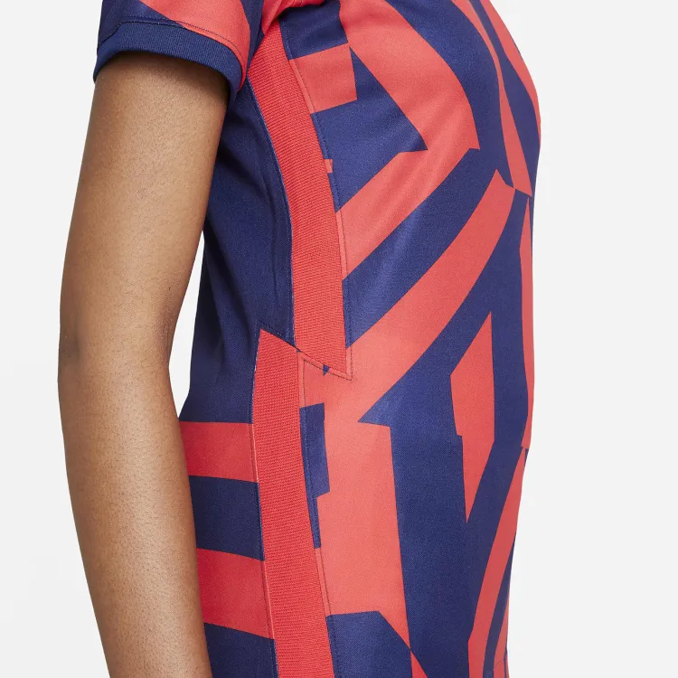 Nike USA Soccer Team Olympic Series 2021 U.S. Stadium Away Soccer Jerseys Women's Loyal Blue-3