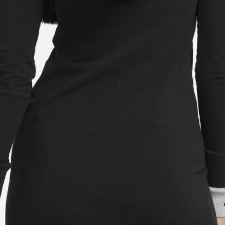 Nike Long Sleeved Dresses Women's Black/Toned Dark Gray/Dark Smoke Gray/Sail White-4