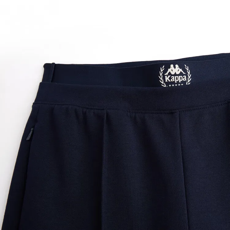 Kappa FW24 Knitted Sweatpants Women's Navy Blue-3