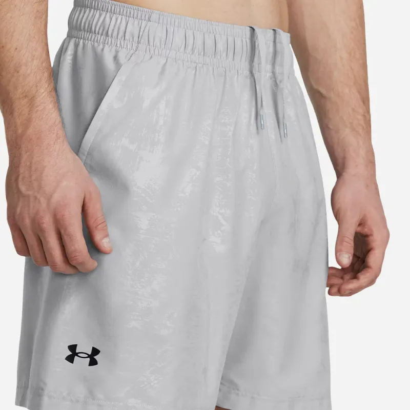 Under Armour Woven Emboss Casual Shorts Men's Modern Gray-5