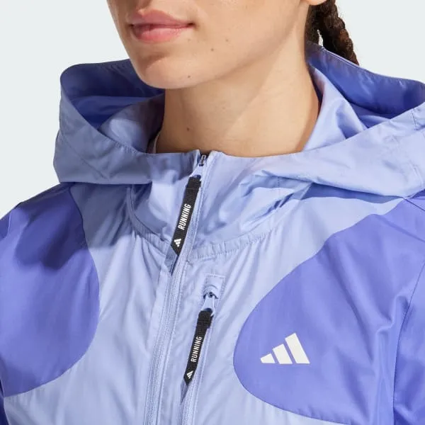 Adidas Free Shipping With AdiClub Own The Run Base WIND.RDY Jacket-4