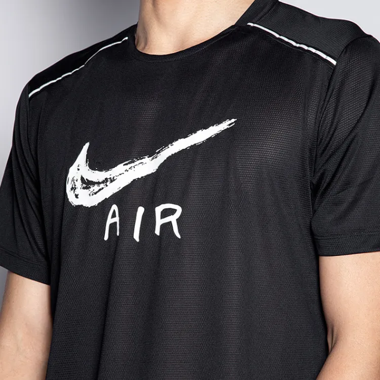 Nike T Shirts Men Black-3
