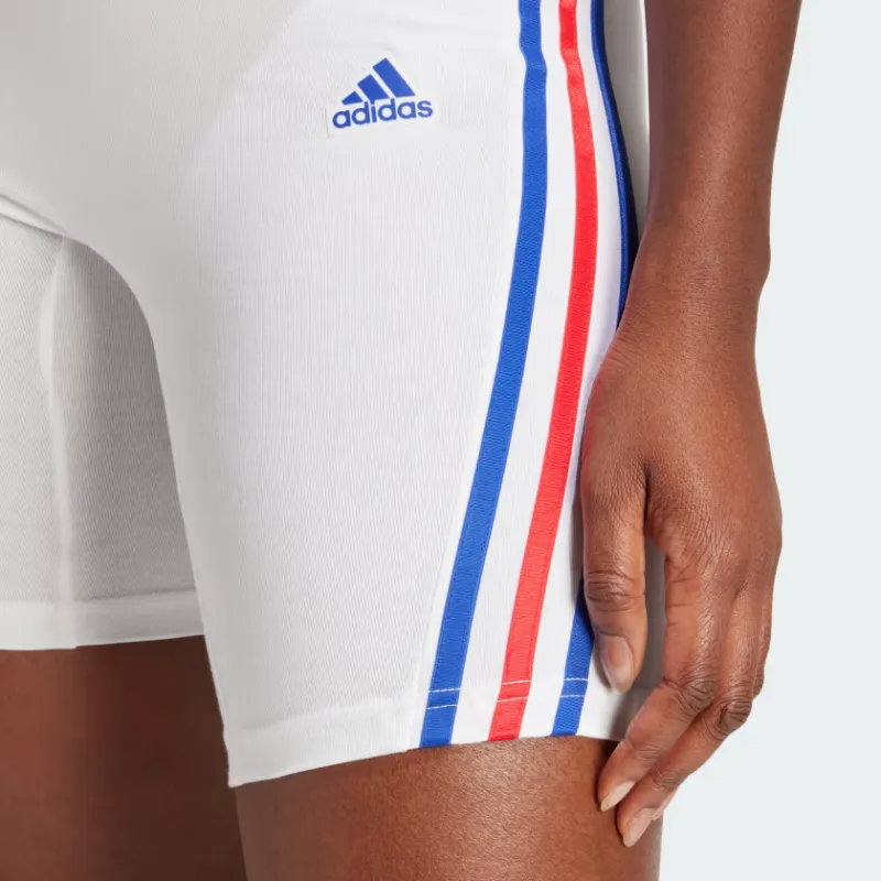 Adidas Free Shipping With AdiClub Future Icons 3 Stripes Biker Shorts-3