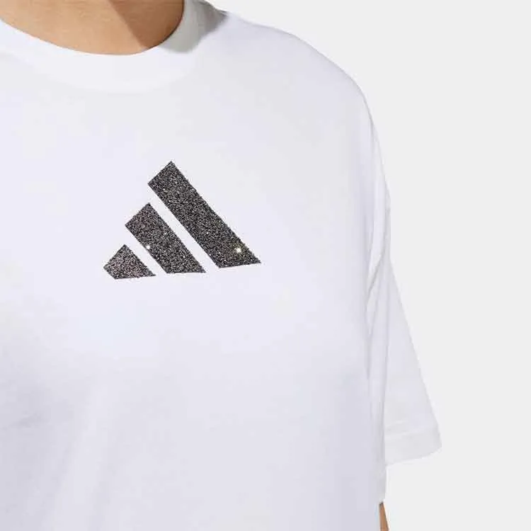 Swarovski X Adidas T Shirts Women's White-4