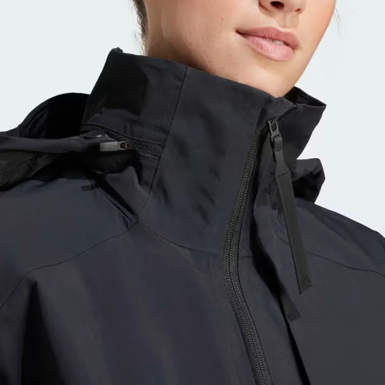 Adidas Myshelter Rain.Rdy Parka Jackets Coats Women's Black-4