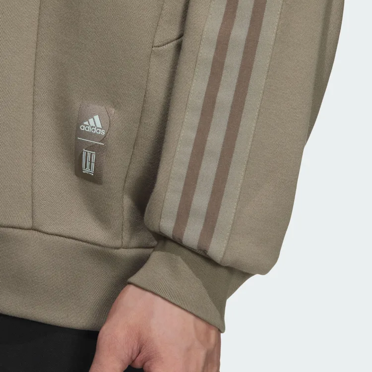 Adidas Wuji Series SILKY SWEATSHIRT Sweatshirt Men Earth Brown-4