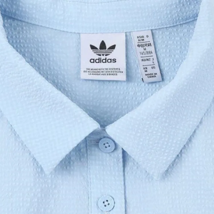 Adidas Originals Short Sleeved Dress Women's Blue-3