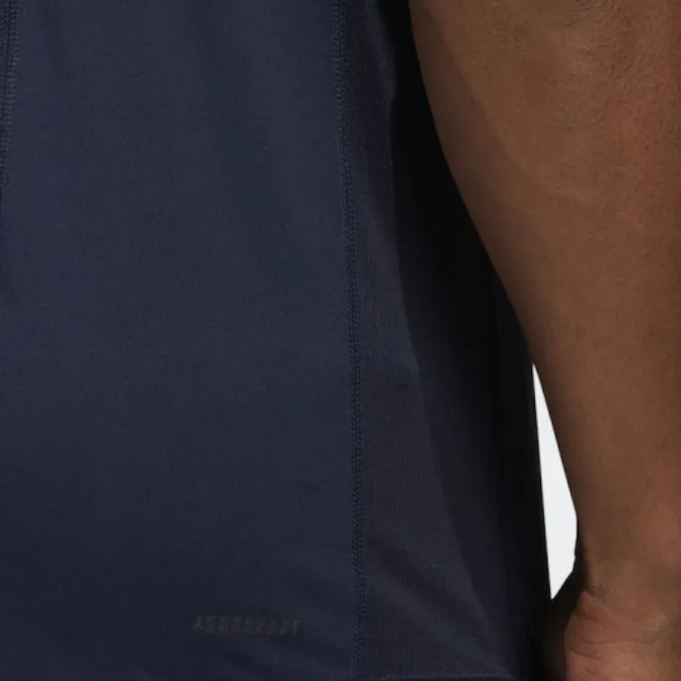 Adidas Tech Fit T Shirt Men's Marine Blue-3