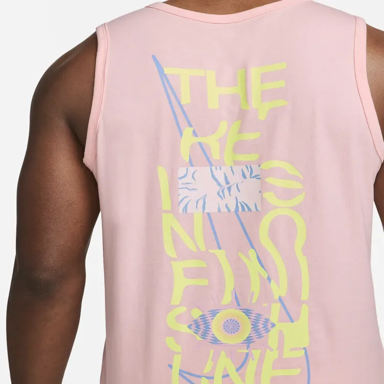 Nike Tank Tops Men Pink-3